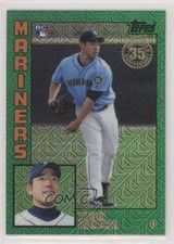 2019 Topps Silver Pack Series 2 Green 41/99 Yusei Kikuchi #T84-37 Rookie RC 4r2