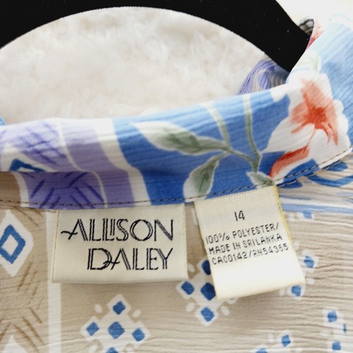 Camicetta taglia 14 tromba vite giardino Bloomcore ufficio vacanze resort tutti i giorni Y2K - Foto 12 di 12