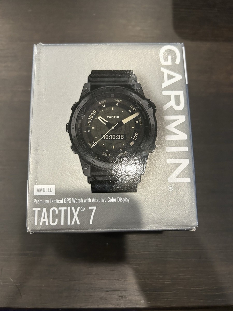 Garmin Tactix 7 AMOLED Edition Smartwatch - Black (010-02931