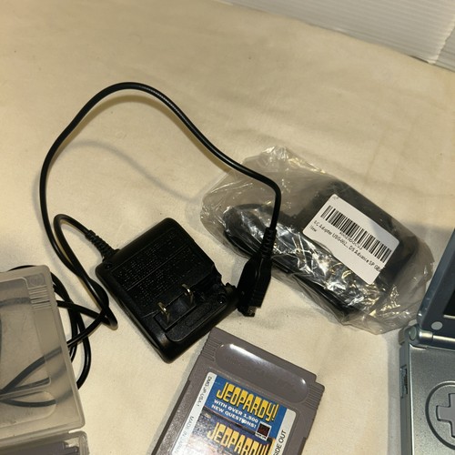 Nintendo Gameboy Advance SP Blue/Silver Handheld + 6 games xtra charger - Picture 6 of 11