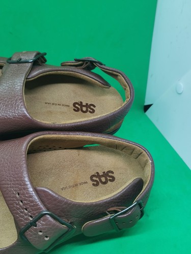 SAS Women’s Relaxed Amber Brown Strap Sandals Size 7.5 W Wide Tripad Comfort New - Picture 11 of 24