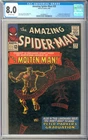 Amazing Spider-Man #28 High Grade 1st App. Molten Man Silver Age 1965 CGC 8.0