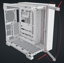 CORSAIR 6500D SERIES TEMPERED GLASS CONVERSION KIT - WHITE CC-8900720
