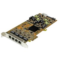 StarTech 4 Port Gigabit Power over Ethernet PCI Express Netzwerkkarte
