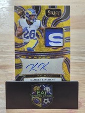 2024 Panini Select RSM-KKS Kamren Kinchens Gold Disco 3/10 Signature Memorabilia