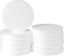 12Pcs 8X8X1 Inch Craft Foam Circles for DIY Project