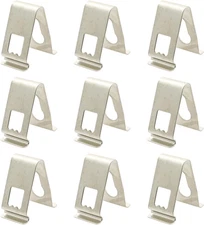 30PCS Picture Photo Frame Metal Spring Turn Clip Hanger V-Shaped Buckle