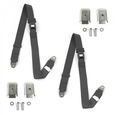 Challenger 1970 - 1974 Standard 2pt Ch Belt Kit Wbrackets-2 Belts Challenger 1970 - 1974 Standard 2pt Ch Belt Kit Wbrackets-2 Belts