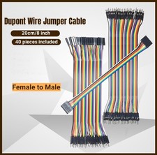 Dupont Jumper Wire Cable Female to Male Arduino Breadboard Cable Lead