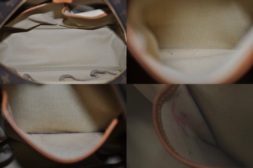 Authentic Louis Vuitton Monogram Deauville Hand Bag M47270 LV L2662 - Afbeelding 9 van 10