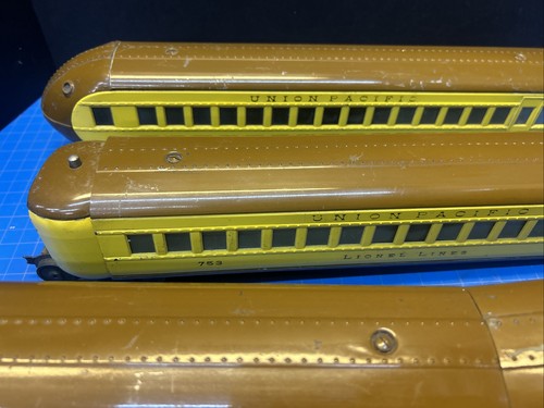 Lionel O Gauge 752W Union Pacific 752E set with 753 and 754 Car Runs - Picture 6 of 14
