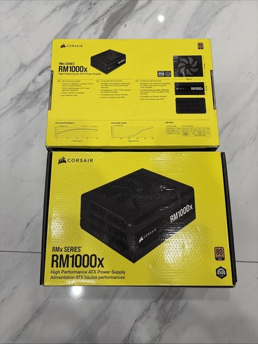Corsair RM1000x 1000W +80GOLD Fully Modular ATX Power Supply - Black