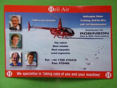 HELI AIR ROBINSON R44 G-MURY
