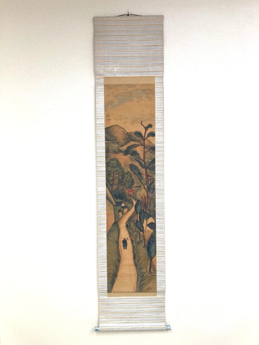 绘画和滚动1940 年后日本古董| eBay