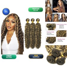 Habiliana Bundles Human Hair 22 24 26 Inch Jerry Curly P1B/27 Human Hair