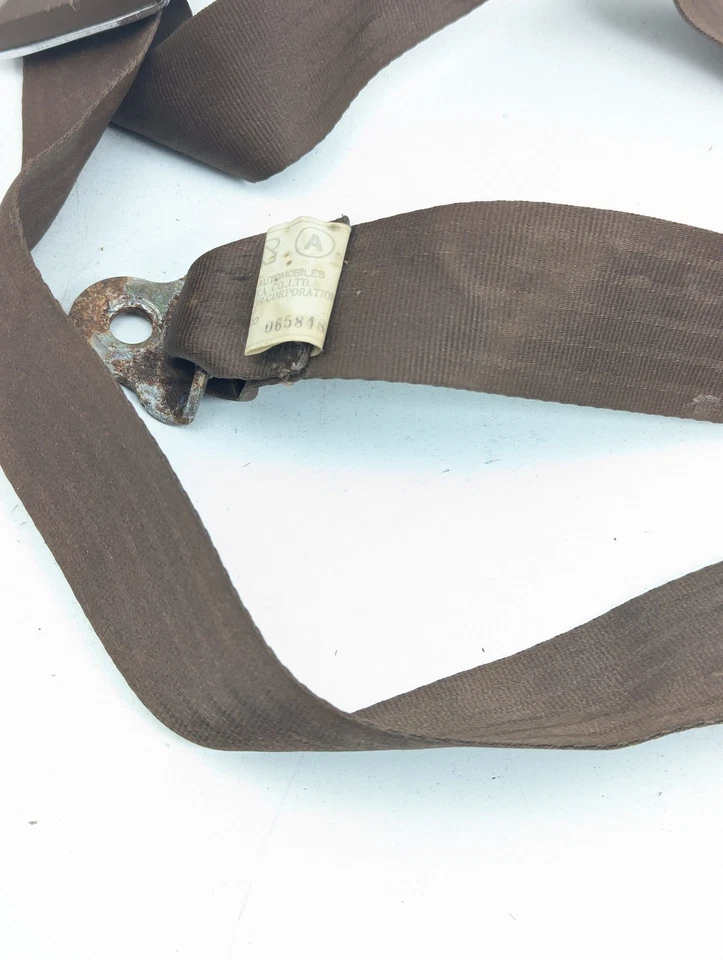 Cinturón de asiento central trasero 90-95 Toyota 4Runner 4 puertas con hebilla MARRÓN Foto 4 de 4