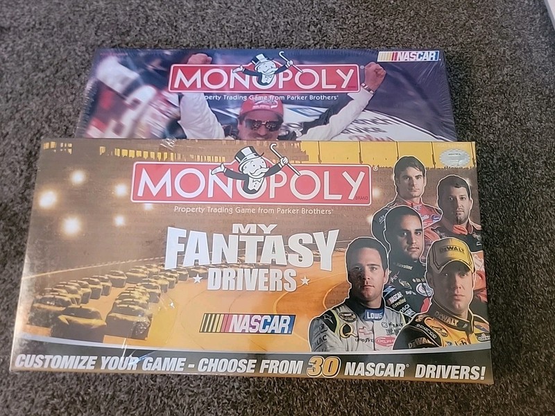  Monopoly NASCAR Sealed Dale Earnhardt  Collector’s Edition  Board Game 2 For 1 