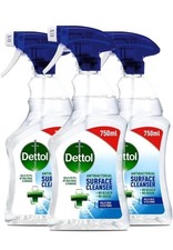 Dettol Multi-Purpose Cleaning Spray 750 ml Pack of 3 7.15 per litre