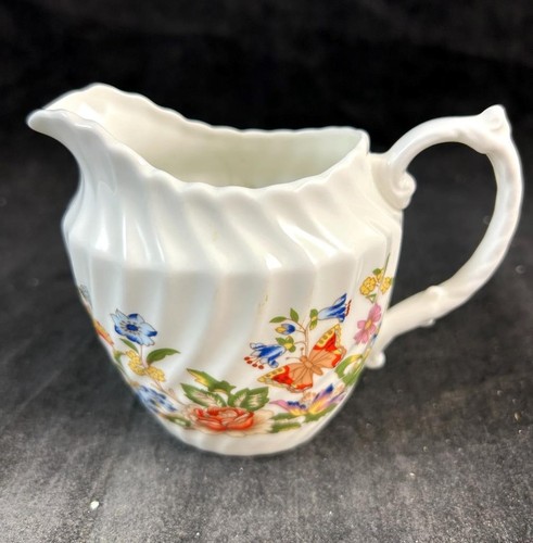 Aynsley Cottage Garden Group of Open Sugar Creamer Gravy Boat and Vegetable Bowl - Picture 15 of 18