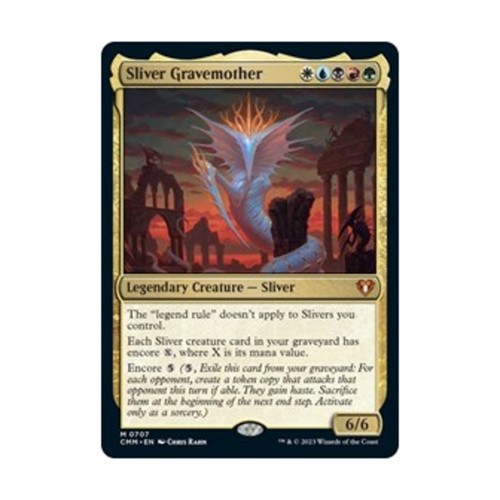 WOTC Commander Masters Sliver Gravemother (MR) (Foil) NM - Picture 1 of 1