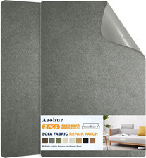 Couch Patch Repair Fabric,Microfiber Fabric, Self-Adhesive, for Sofa Repair and