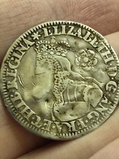 Elizabeth I milled Sixpence, 1562, Mm Star, S. 2594