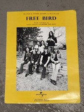 1975 Lynyrd Skynyrd On MCA Records Free Bird Sheet Music Duchess Music Corp.