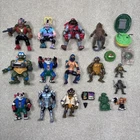 Vintage TMNT Lot of 15 Action Figures & Accessories Teenage Mutant Ninja Turtles