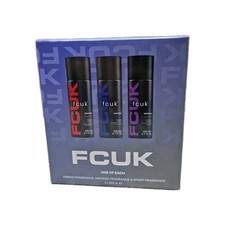 Fcuk Set Urban Fragrance Vintage Fragrance & Sport Fragrance 200ml x 3  FREE P&P