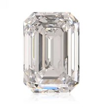 0.77 CARAT EMERALD CUT GIA CERTIFIED H COLOR INTERNALLY FLAWLESS DIAMOND