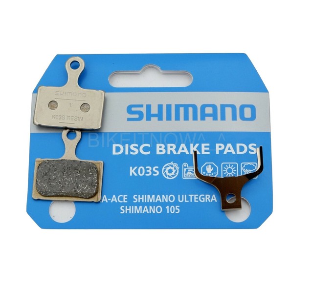 Shimano Disc Brake Resin Pad (K03S) with Spring NIB Y8Y898010 BRR9170