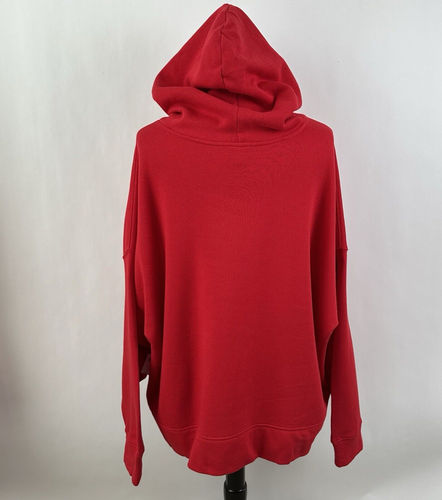 NWT Old Navy Pullover Hoodie Plus 4X 28 30 Robbie Red Fleece Oversize Sweatshirt - Picture 10 of 13