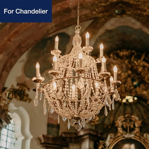Versatile 12 Pack E12 Dimmable LED Bulbs - Perfect for Chandeliers & More - Picture 8 of 9