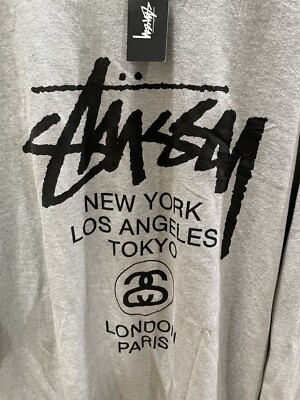 ★24SS 大人気★STUSSY WORLD TOUR LS TEE 24SS】Stussy World Tour SS24 Ls Tee ステューシー (STUSSY/T