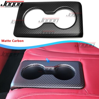 Dry Carbon Rear Water Cup Holder Panel Sink For Acura Integra Type S DE5 2024-26