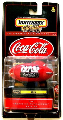 1999 MATCHBOX COLLECTIBLES COCA - COLA SERIES - BLIMP - RED - NEW IN PACKAGE - Picture 1 of 3