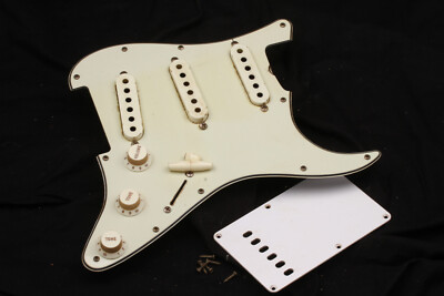 Aged ST-64' Greenish Pickguard Assembly  fits Fender Strat  US/Vint.Mex Series