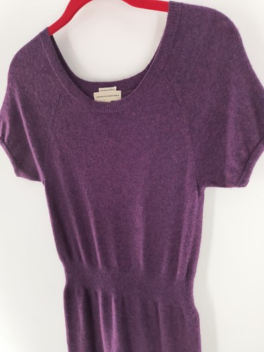 Brooklyn Industries Cashmere Blend Purple Sweater Dress XS Women's 043 - Picture 4 of 5