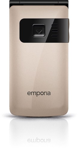Emporia F220_001_CP 2,2 Zoll FLIP Basic Handy schwarz/champagner #sehr gut - Bild 3 von 4
