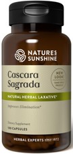 Nature's Sunshine Cascara sagrada 100 capsules helps relieve constipation