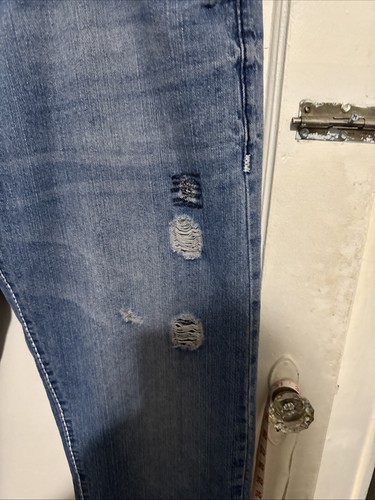 True Religion Ricky Relaxed Dritto Patta Tasca Denim Invecchiato Uomo Taglia 38 - Foto 9 di 19