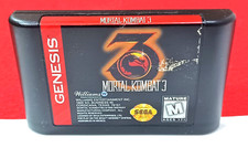 Mortal Kombat 3 (Sega Genesis) Authentic Cartridge Only Cleaned Tested & Works