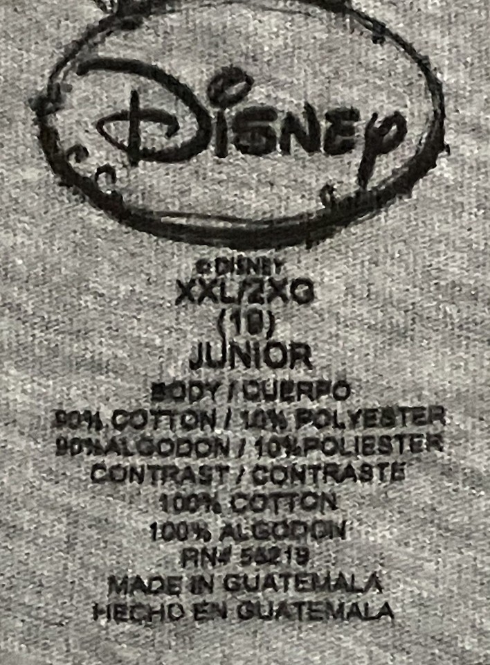 Disney Minnie Mouse I'm Santa's Favorite Christmas TShirt Size Junior