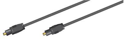 AV LINK - TOSLink Optical Audio Lead Male to Male, 5m Black