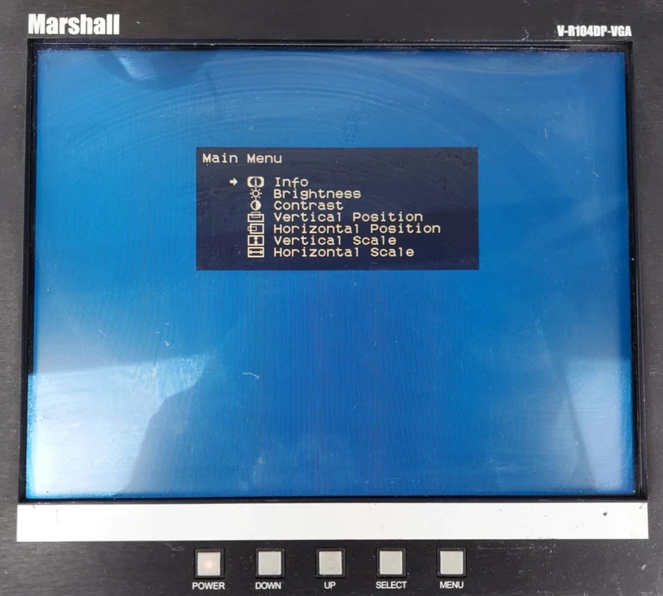 Lote de 2 LCD MegaPixel Marshall Electronics V-R104DP-VGA Foto 4 de 4