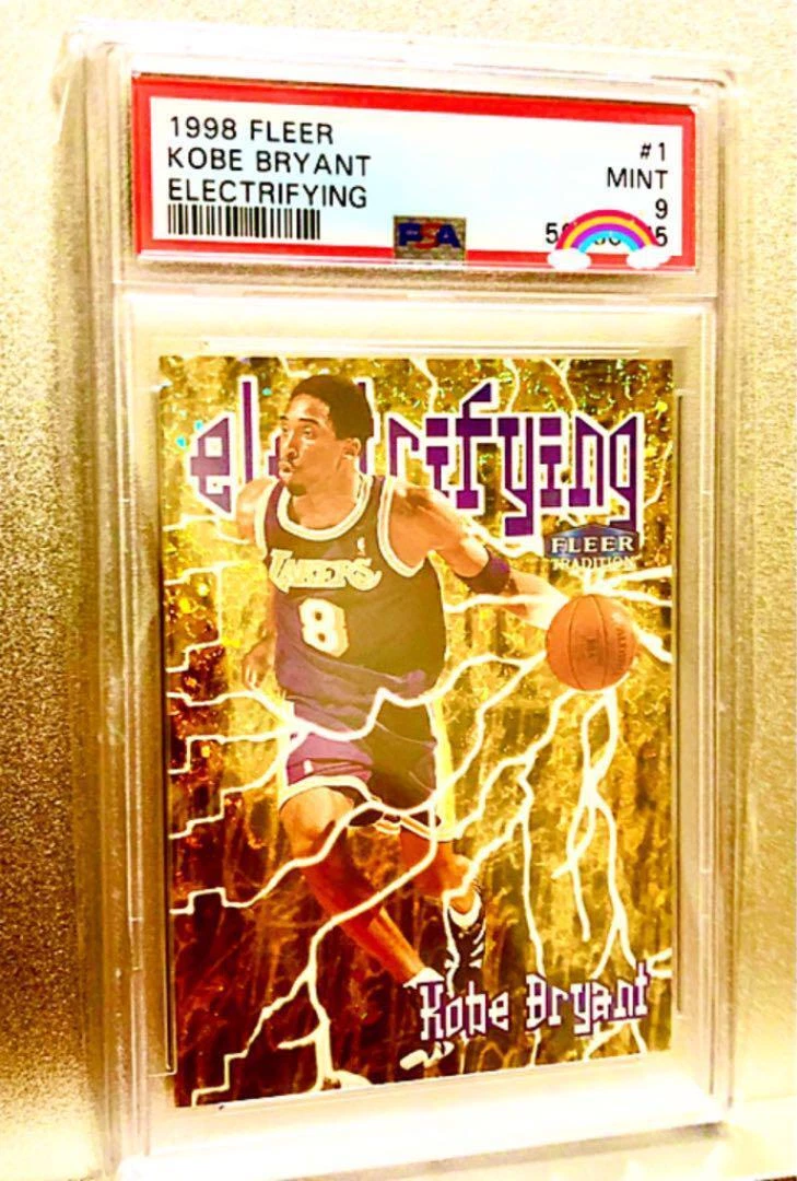 1998 Fleer Electrifying Kobe Bryant Los Angeles Lakers /10 PSA9 #1