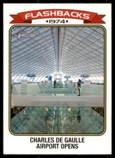 2023 Topps Heritage #NF-5 Charles de Gaulle Airport News Flashbacks