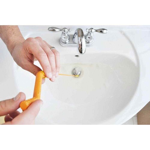 FlexiSnake Drain Weasel Hair Clog Tool Starter Kit for Drain Cleaning (3-Piece) - Picture 6 of 12