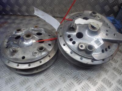 Honda CB77 305 CB72 60er Jahre Paar Bremsnaben 8'' Platten 