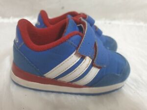 adidas neo baby boys blue velcro trainers size uk 5k eu 21 ART F38806 | eBay